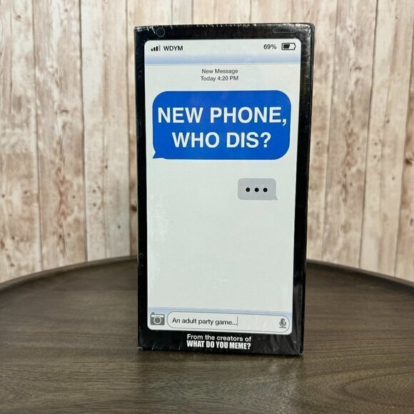 New Phone, Who Dis? Adult Party Game from the Creators of What Do You Meme? - Picture 1 of 4